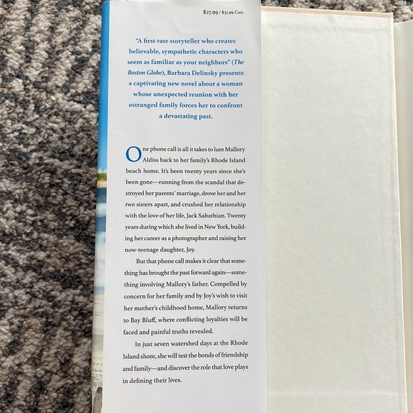 A Week at the Shore by Barbara Delinksy BookTok Fiction Hardcover Book - Picture 2 of 4